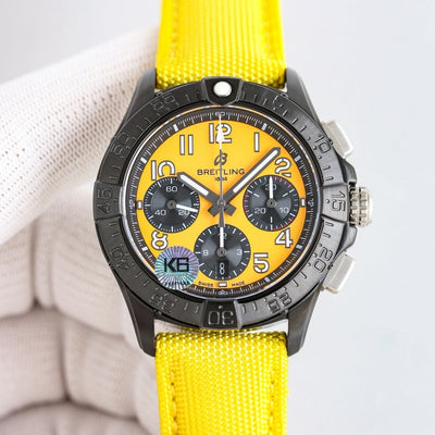 Breitling Avenger Multi-color Dial Chronograph Watch – 44mm Tactical Case, 7750 Movement, Swiss Made