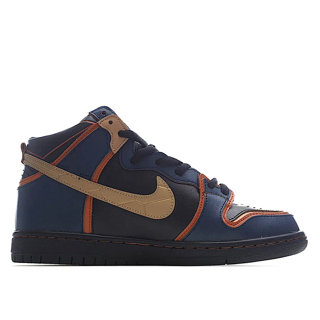 Gundam x Nike Dunk High Banshee Black & Blue