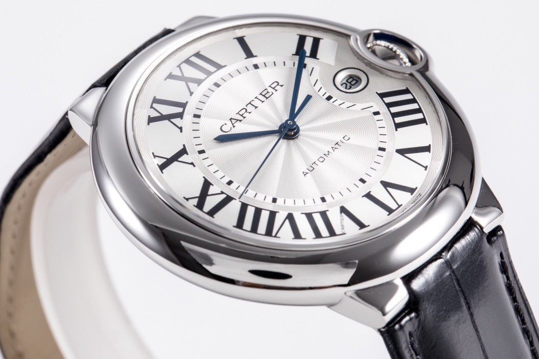 Cartier Ballon Bleu with Silver Dial and Roman Numerals