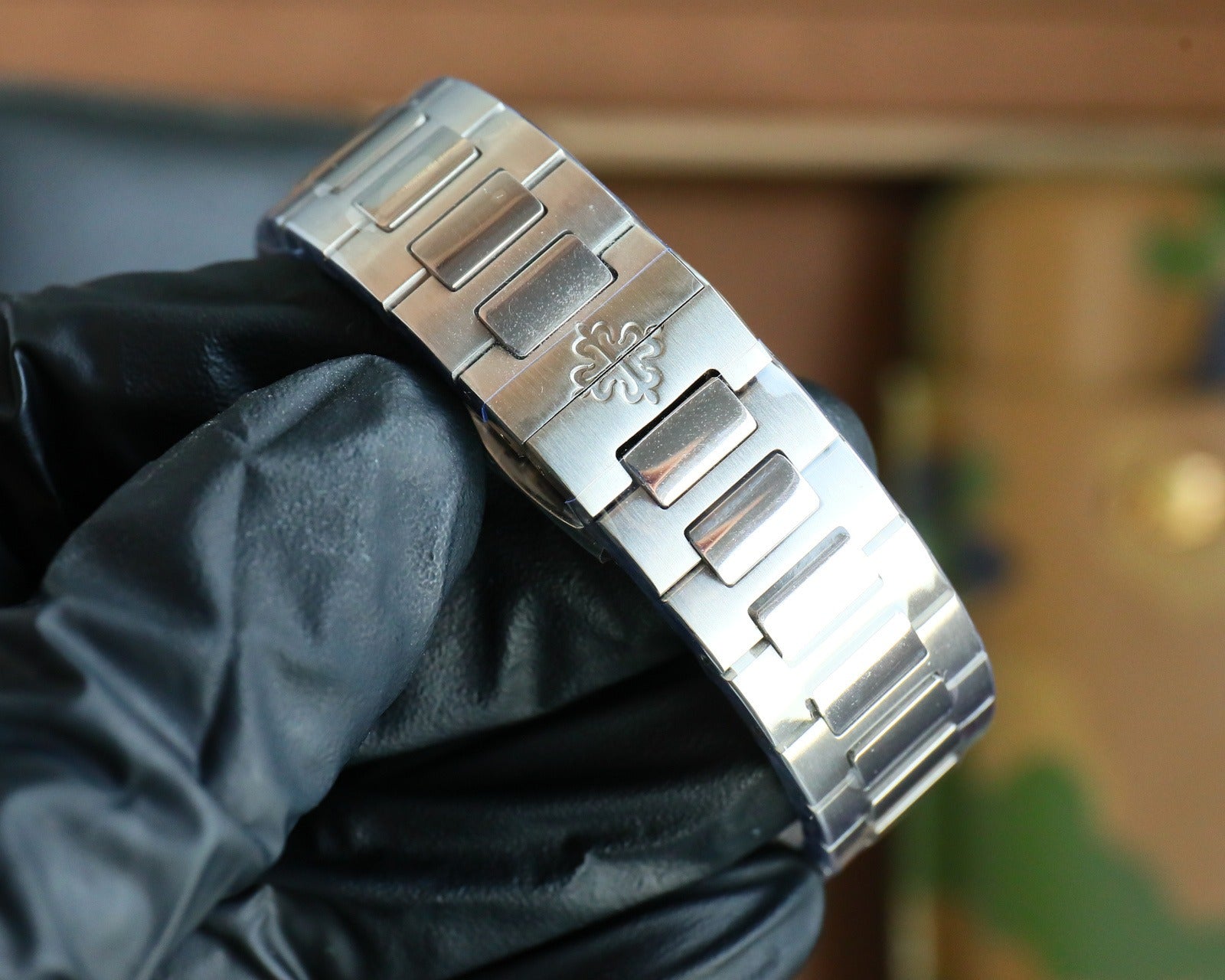 Patek Philippe Nautilus Style Automatic Watch | White Dial, Diamond or Ruby Bezel in Steel
