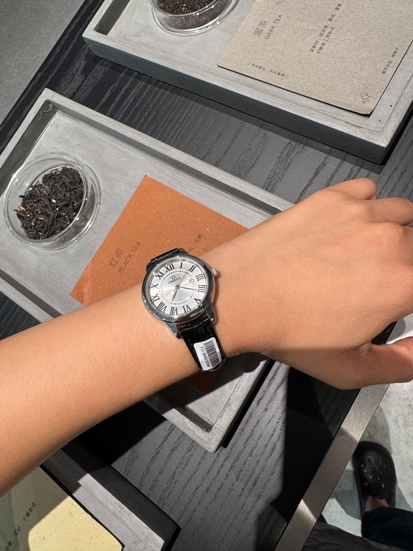Omega De Ville Ladymatic with Roman Numerals and Date