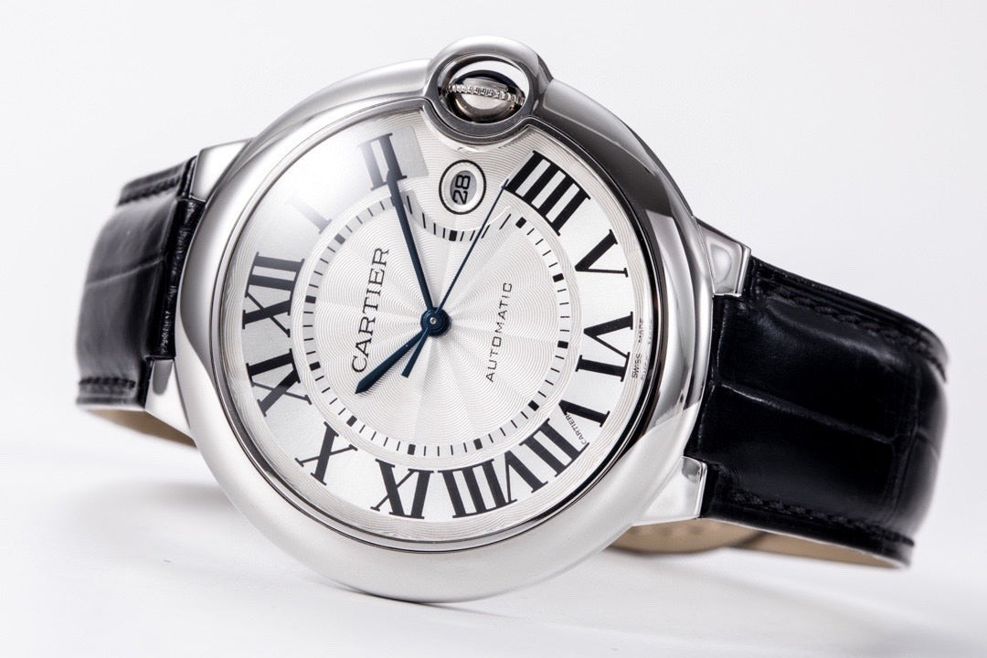 Cartier Ballon Bleu with Silver Dial and Roman Numerals