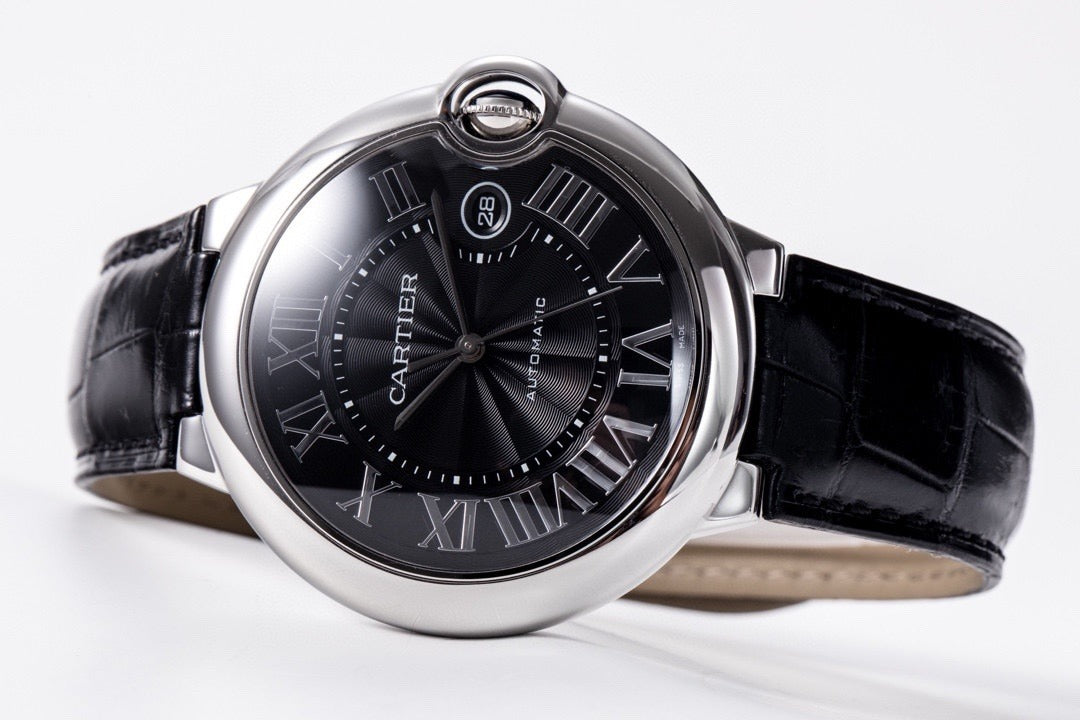 Cartier Ballon Bleu with Black Guilloché Dial