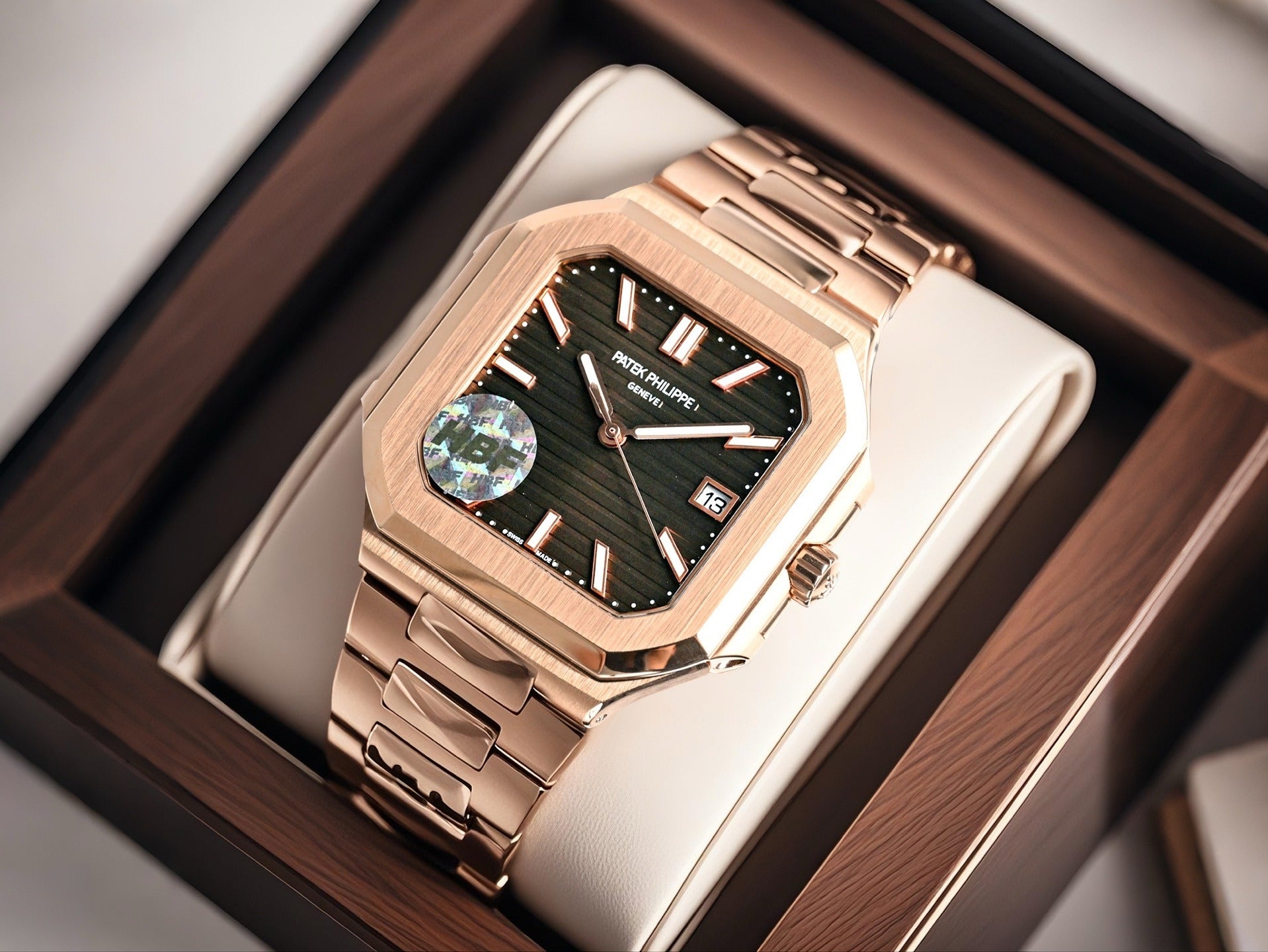 Patek Philippe Nautilus Style Two-Tone Automatic Watch | Rose Gold & Steel, Multiple Dials