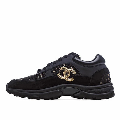 CHANEL Classic Sneakers Casual Shoes black