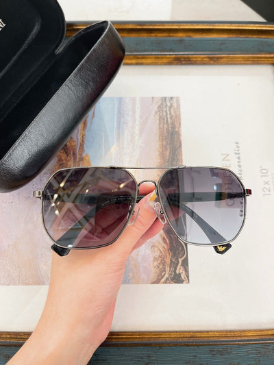 Emporio Armani Square Aviator Sunglasses with Case - Multiple Colors