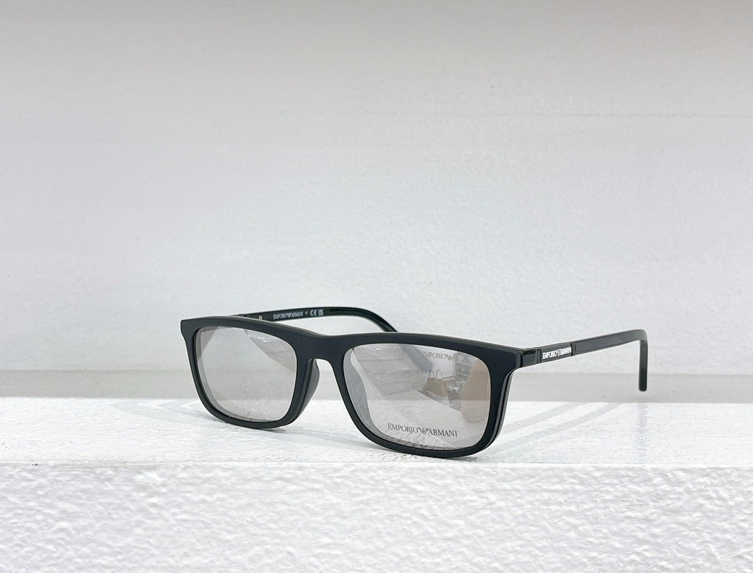Emporio Armani Blue Clip-On Sunglasses & Optical Frames