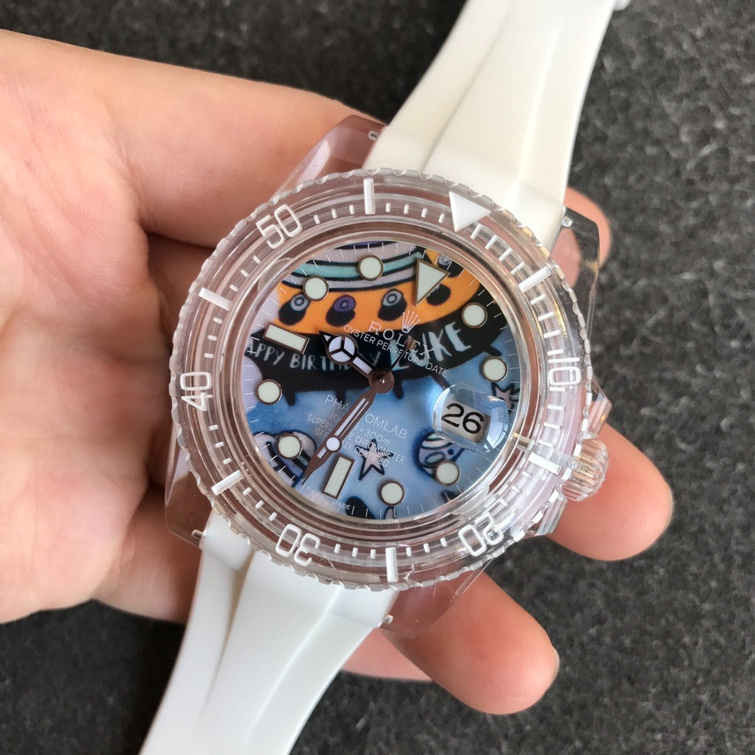 Rolex Oyster Perpetual Date with Custom Dial