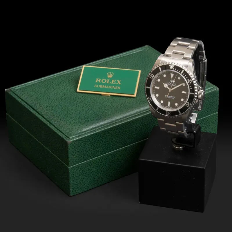 Rolex Submariner Series 114060-0002 Black Disk Watch (Black Water Ghost)