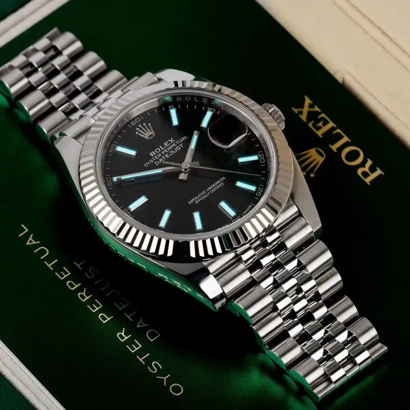 Rolex Datejust 41 Blue m126334-0017 Jubilee 18k White Gold