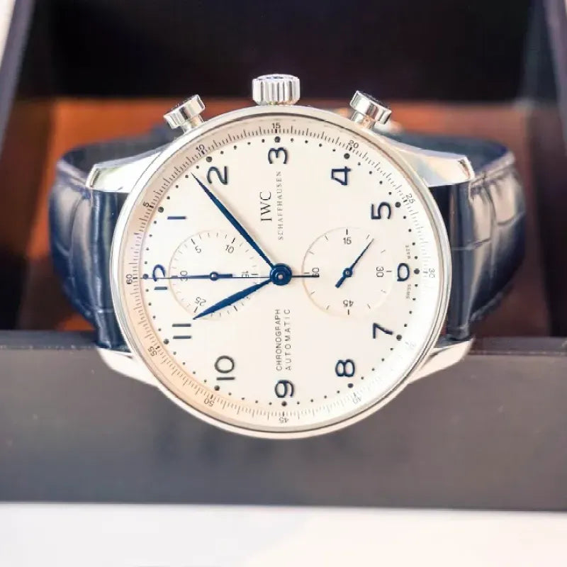 IWC Portugieser IW371446 watch (Portuguese blue needle)
