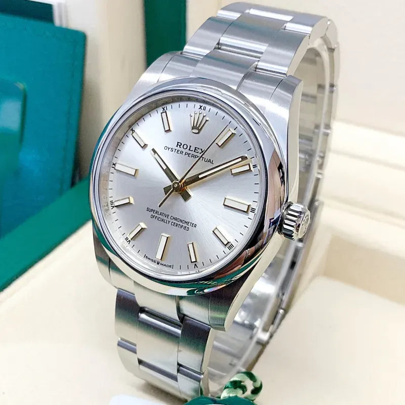 OYSTER PERPETUAL 124300 Series(Champagne gold)