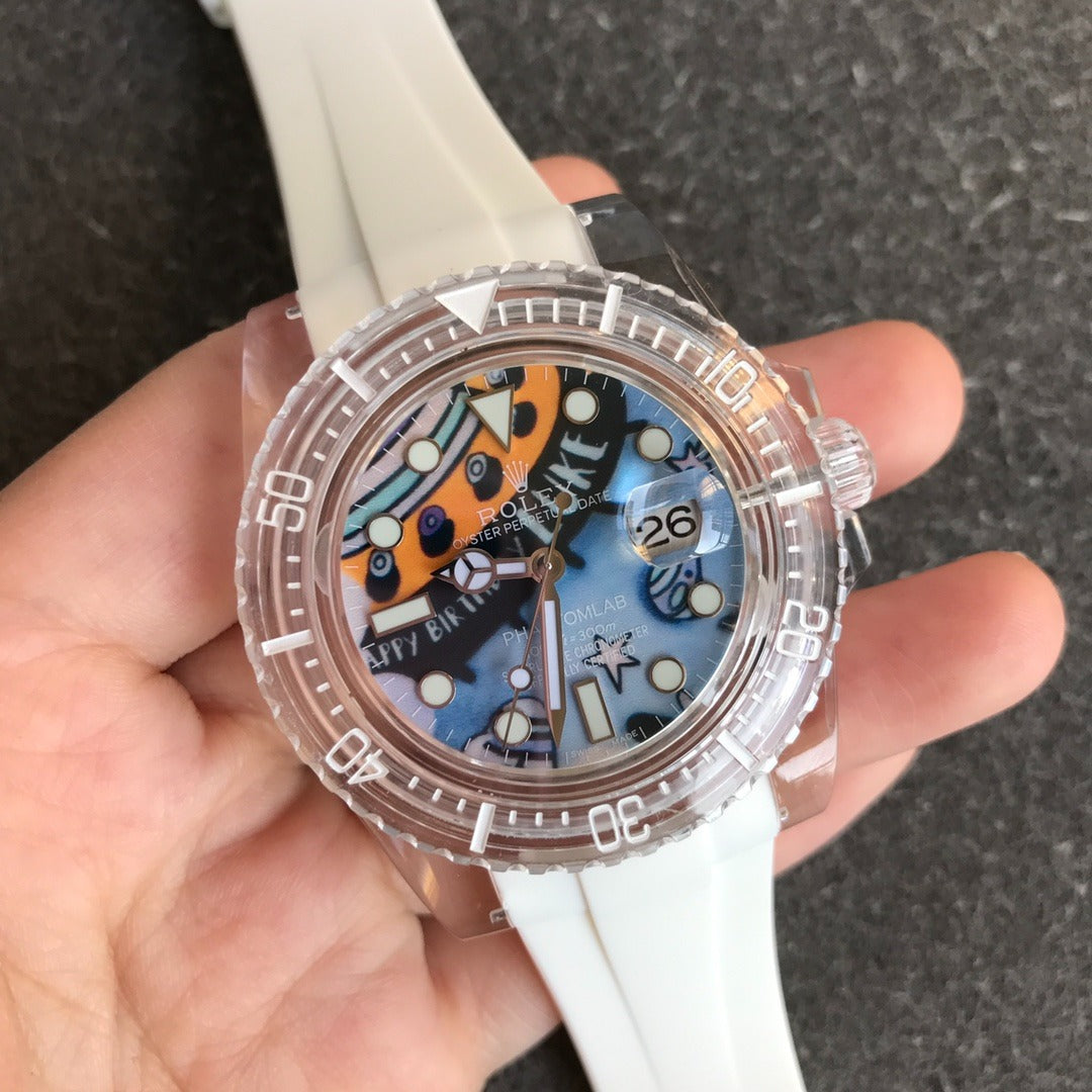 Rolex Oyster Perpetual Date with Custom Dial
