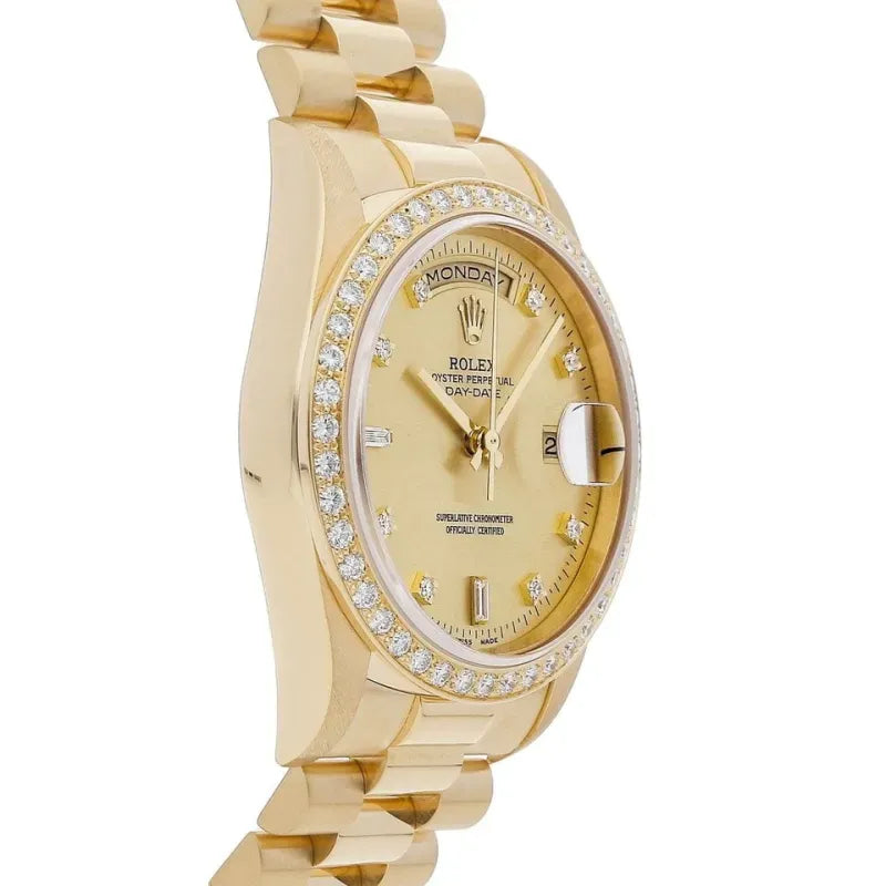 Rolex Day-Date 36-18k yellow gold
