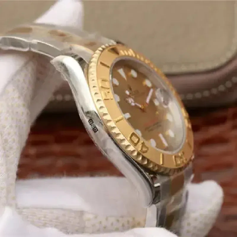 YACHT MASTER 1 GOLDMIX (GOLDEN DIAL ) STAINLESS STEEL 40MM 16623