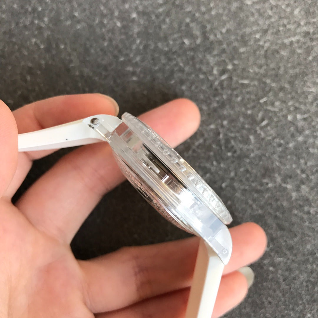 PHANTOM LAB Rolex with White Rubber Strap