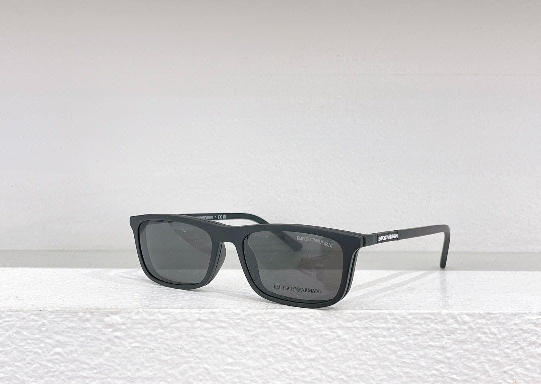 Emporio Armani Blue Clip-On Sunglasses & Optical Frames