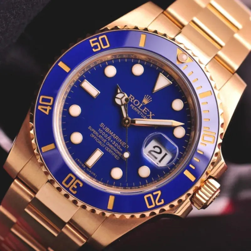 Rolex Submariner m116618lb-0003 Blue dial watch