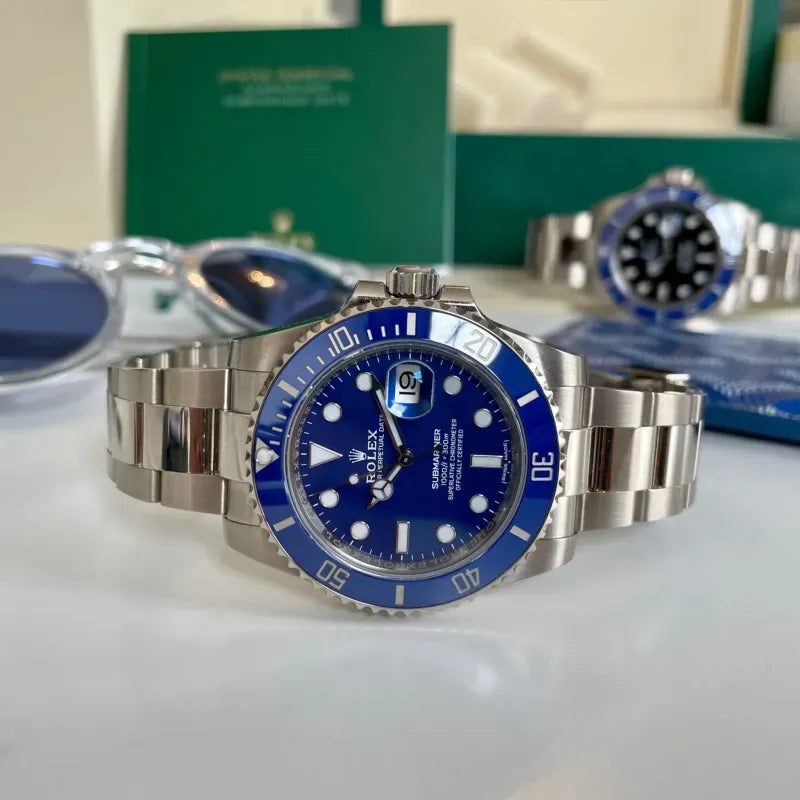 Rolex Submariner 116619LB-97208 Blue dial watch