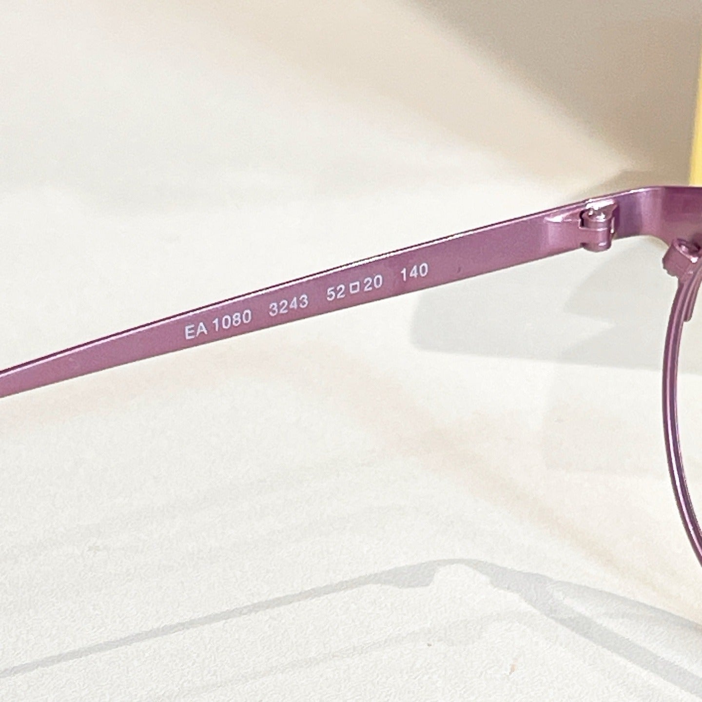Emporio Armani EA 1080 3243 Purple Eyeglasses 52-20-140