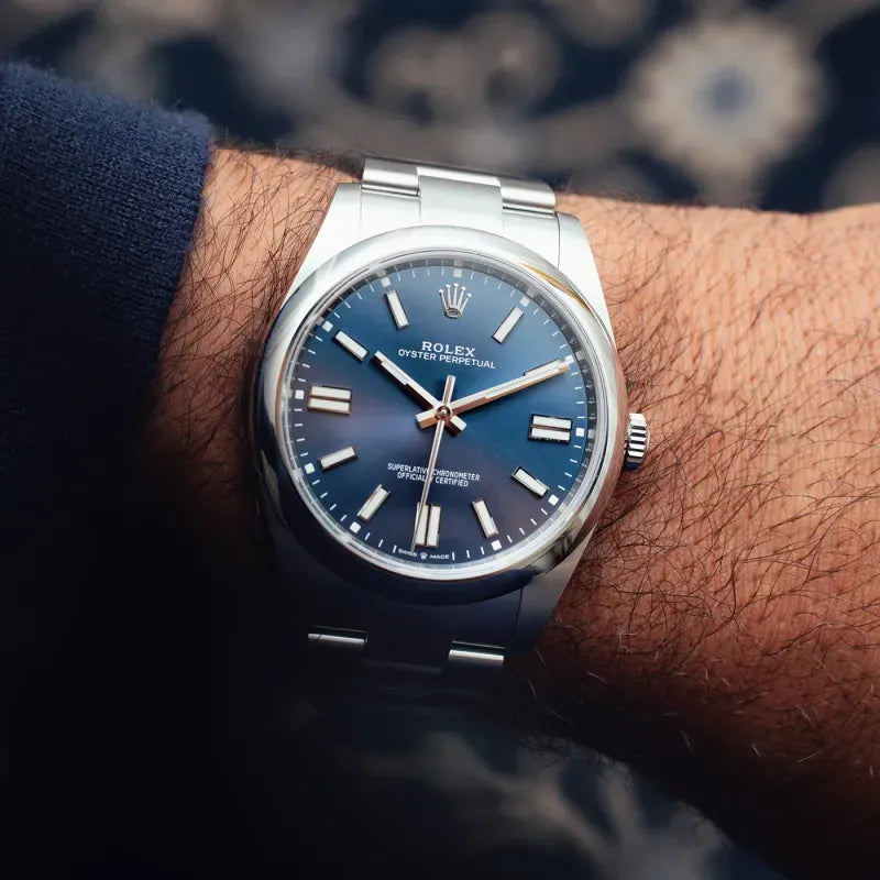 OYSTER PERPETUAL 124300 Series（Blue table）