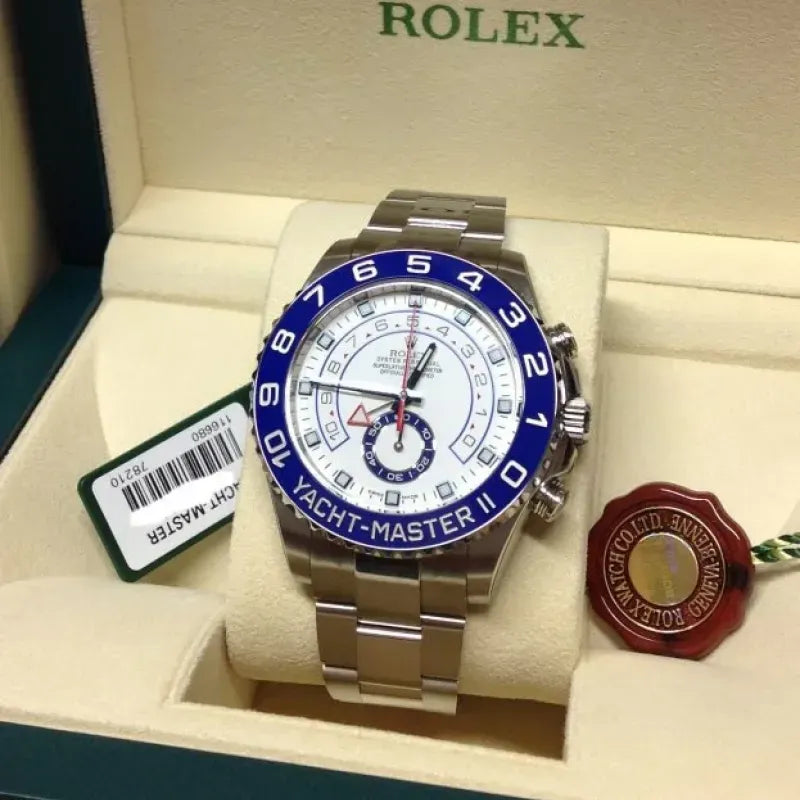 Rolex YACHT-MASTER II--(stainless steel strap) m116680-0002