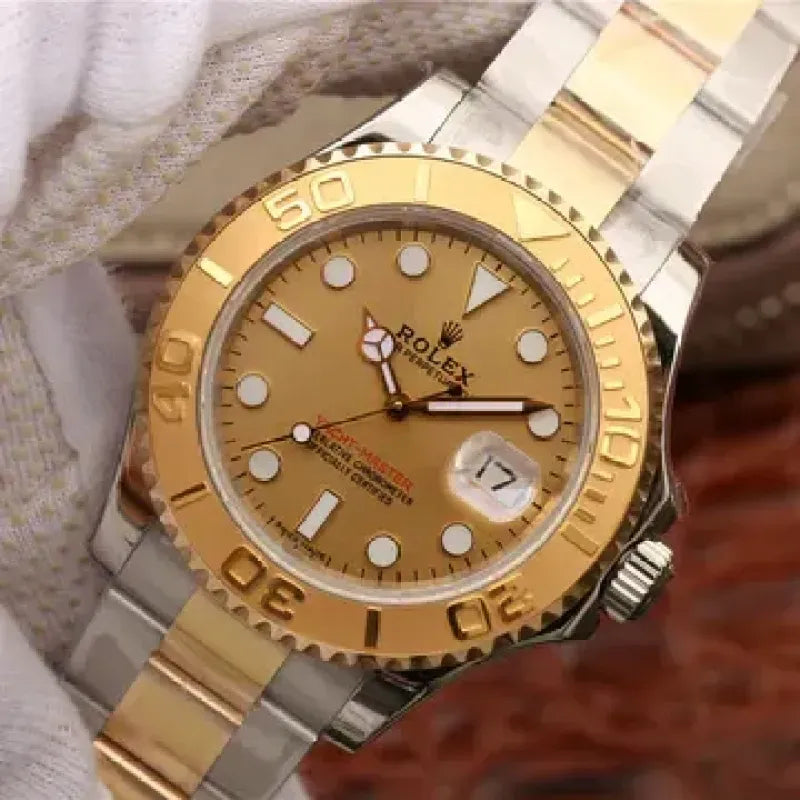 YACHT MASTER 1 GOLDMIX (GOLDEN DIAL ) STAINLESS STEEL 40MM 16623