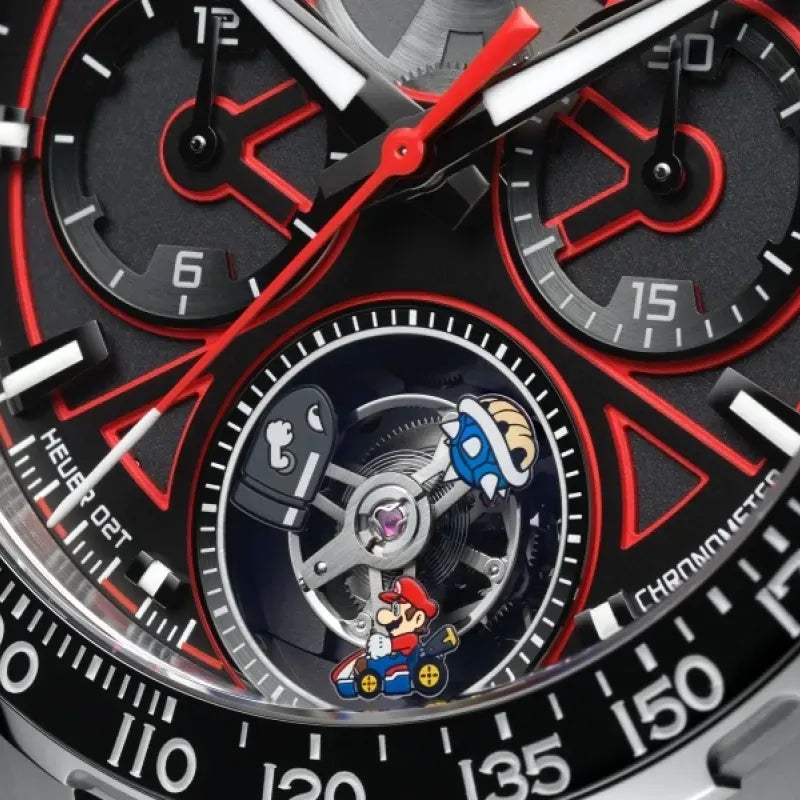 TAG Heuer x Mario Kart two joint watches limited edition stage