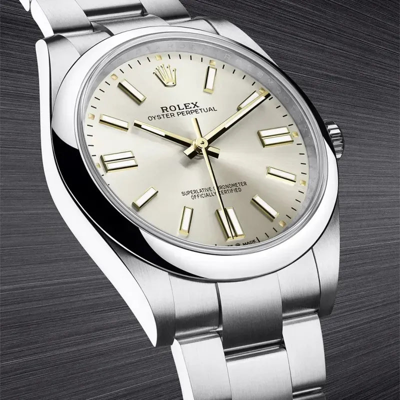 OYSTER PERPETUAL 124300 Series(Champagne gold)