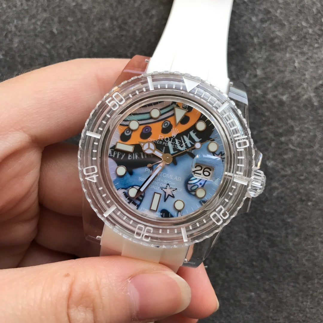 Rolex Oyster Perpetual Date with Custom Dial