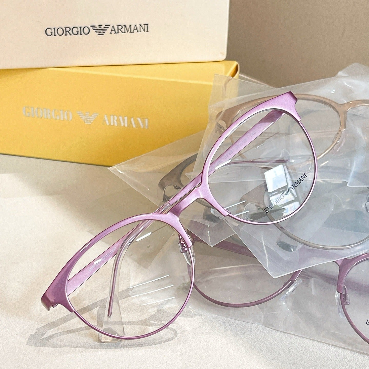 Emporio Armani EA 1080 3243 Purple Eyeglasses 52-20-140