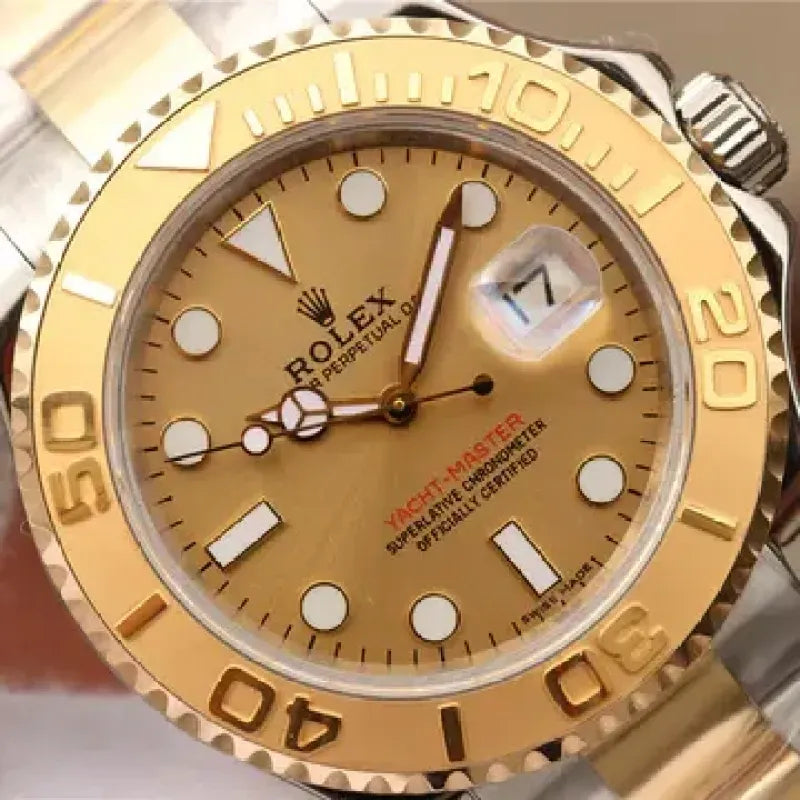 YACHT MASTER 1 GOLDMIX (GOLDEN DIAL ) STAINLESS STEEL 40MM 16623
