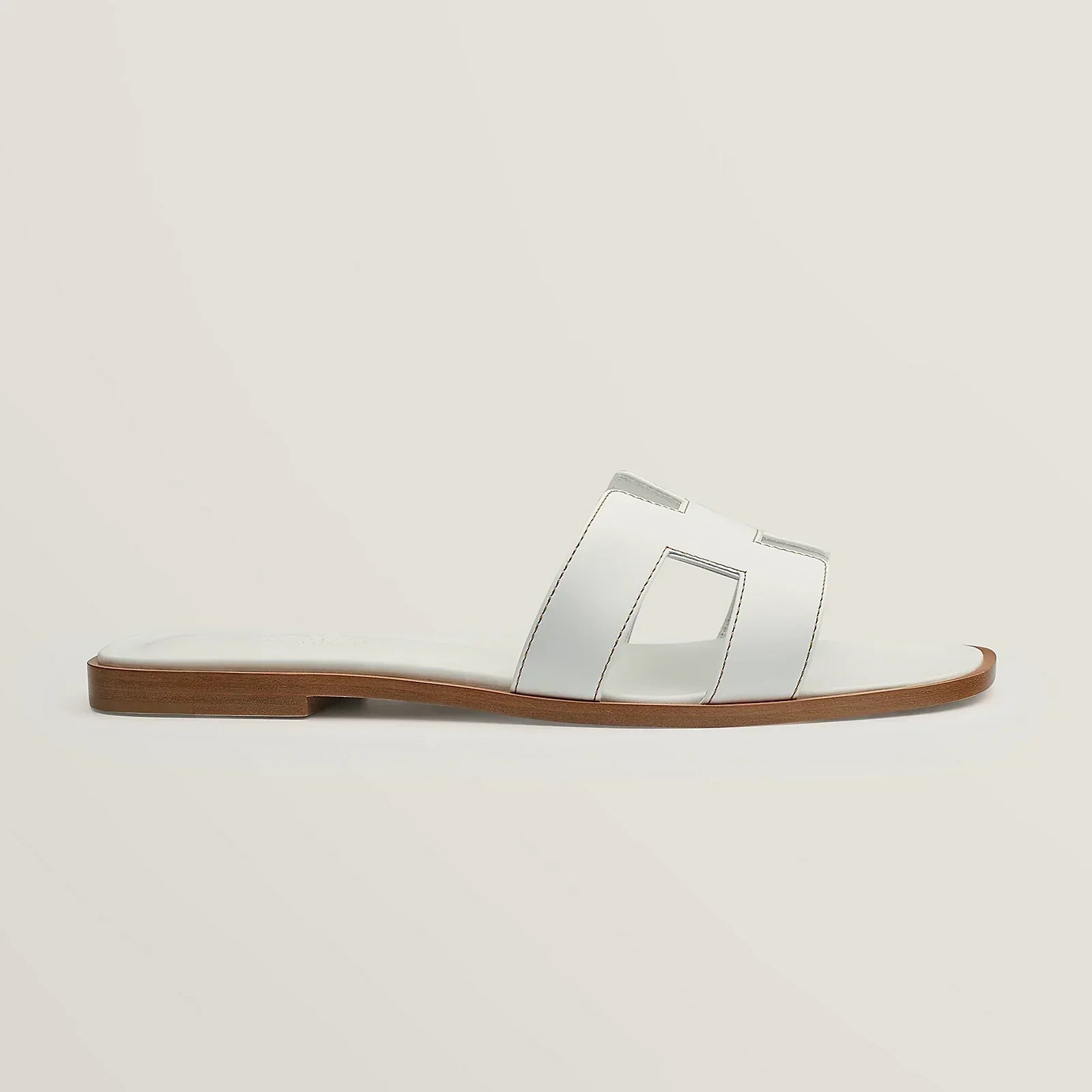 HM 25 Oran Sandal White Calfskin