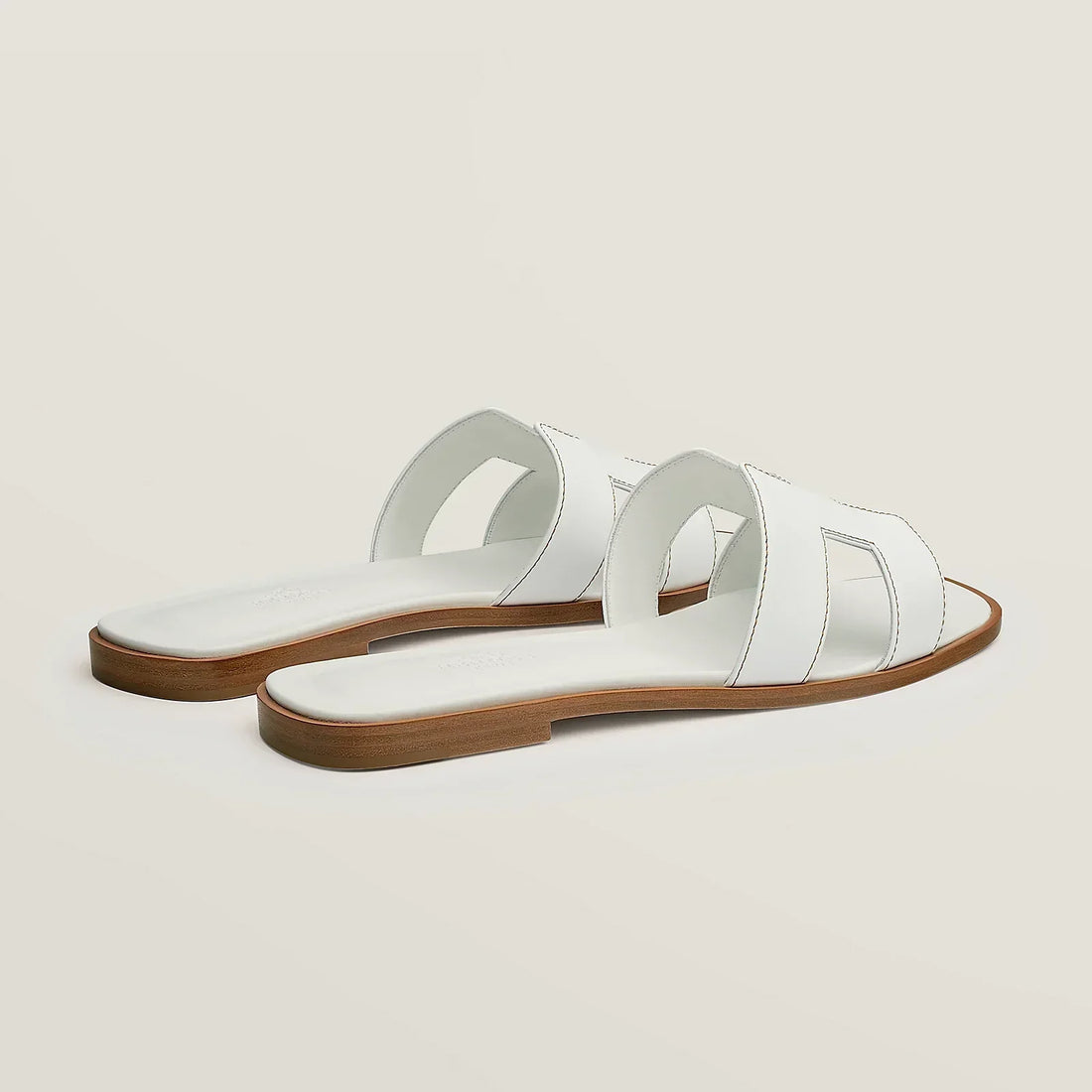 HM 25 Oran Sandal White Calfskin