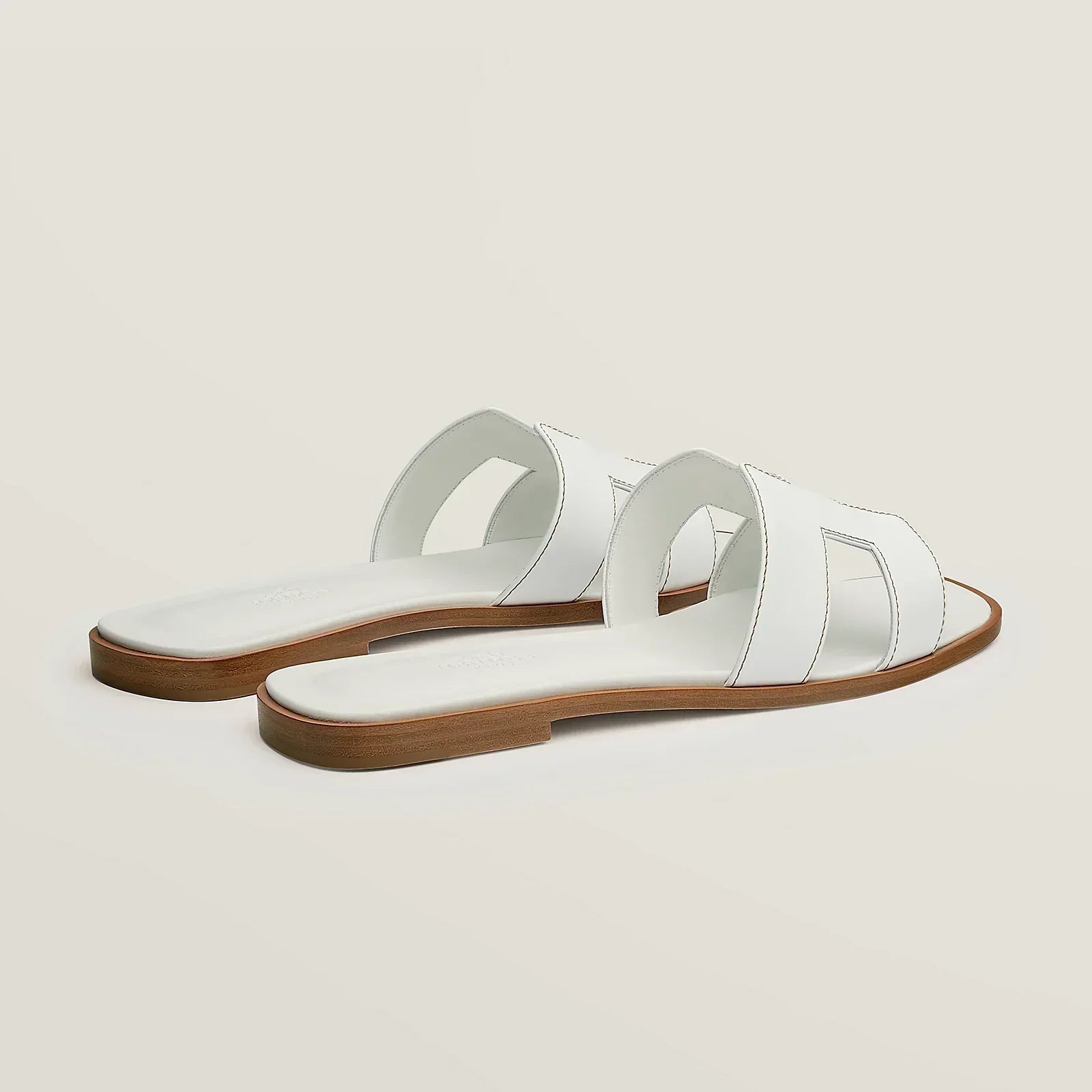 HM 25 Oran Sandal White Calfskin