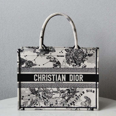 Medium CD Book Tote 36cm Hercules White