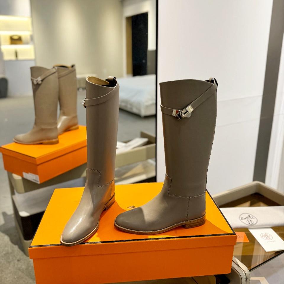 HM Stivali Jumping 20mm Beige Light Brown Cowhide 961660