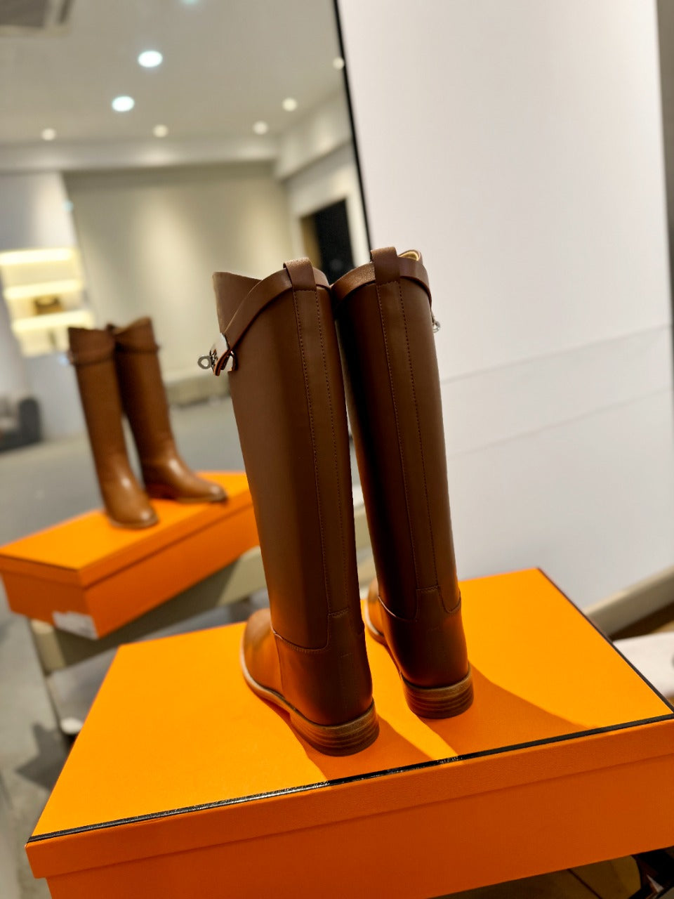 HM Stivali Jumping 20mm Brown Cowhide  961664