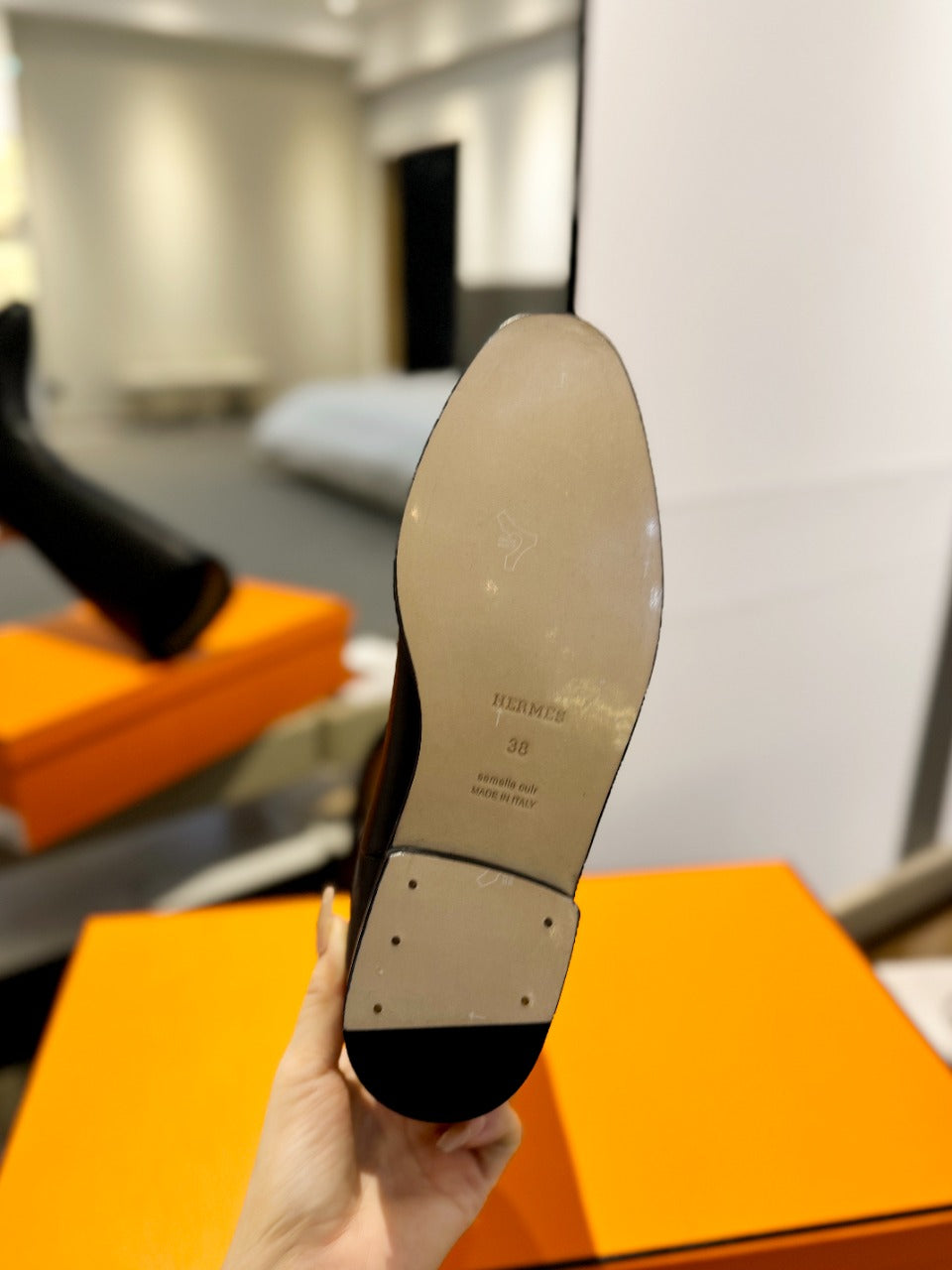 HM Stivali Jumping 20mm Brown Cowhide  961664