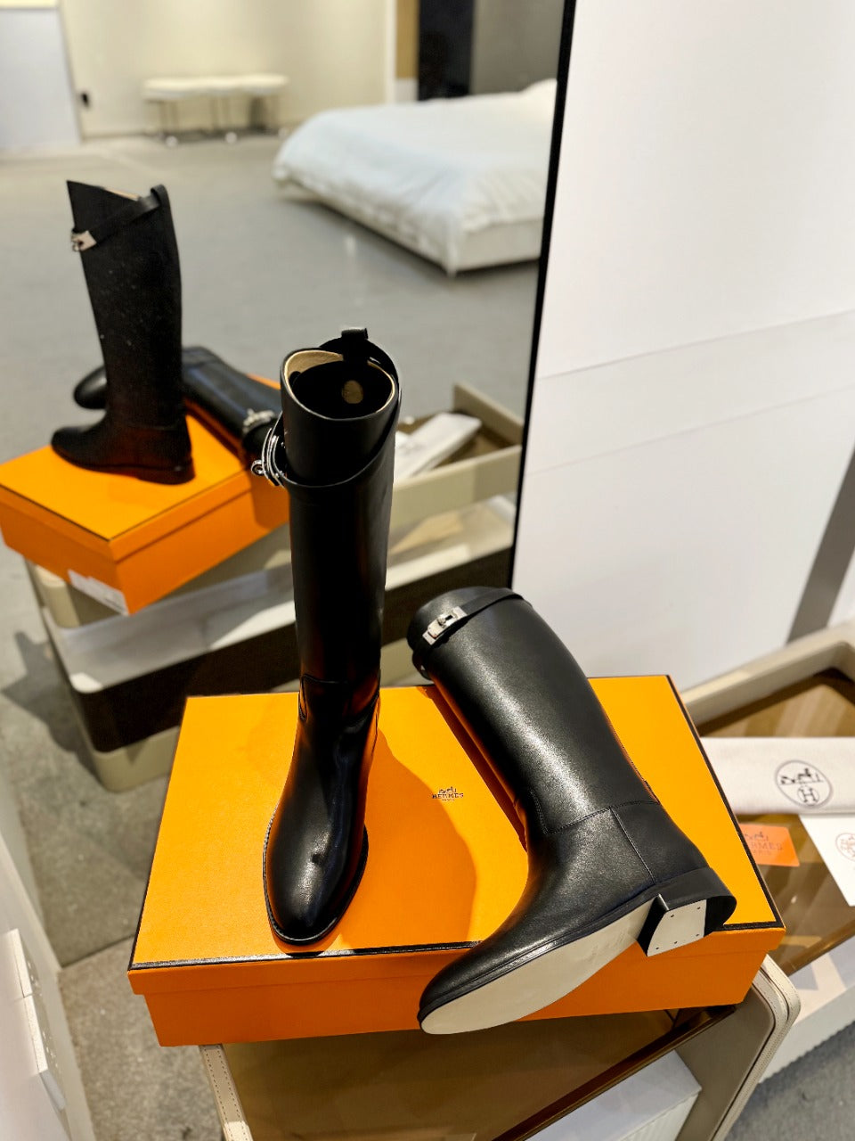 HM Stivali Jumping 20mm Black Cowhide 961666