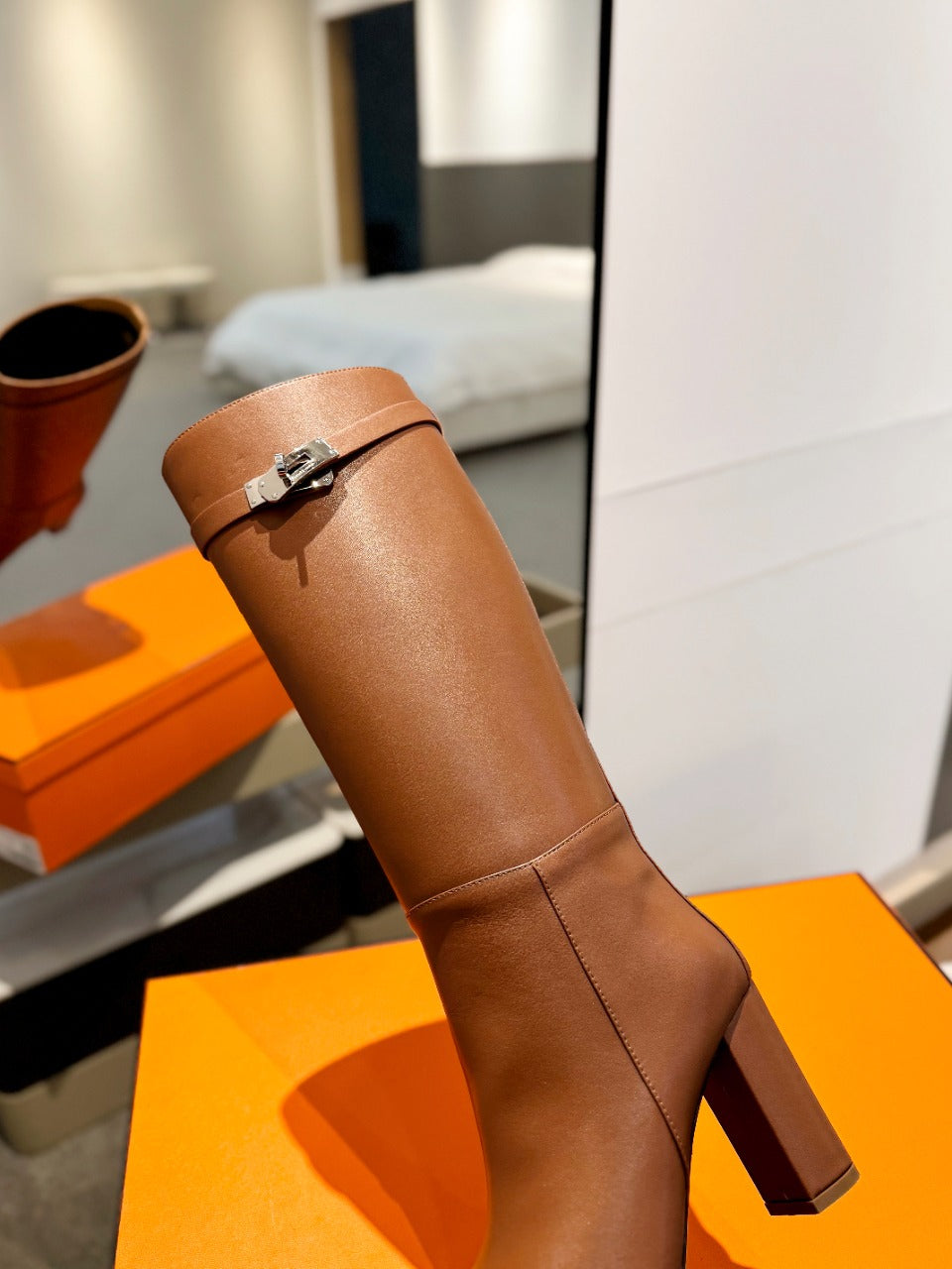 HM Story 85 Boot Brown Cowhide 961669