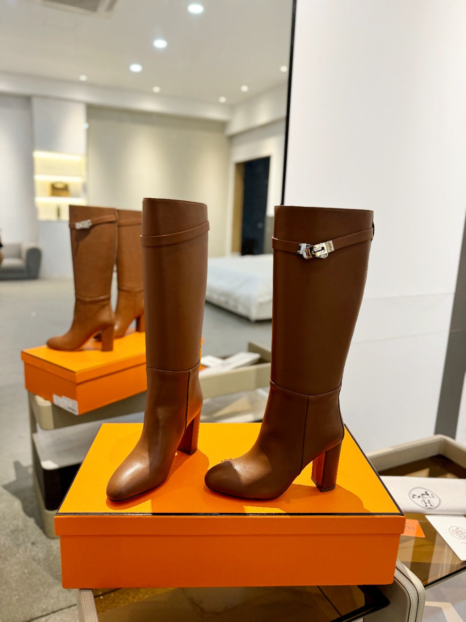 HM Story 85 Boot Brown Cowhide 961669