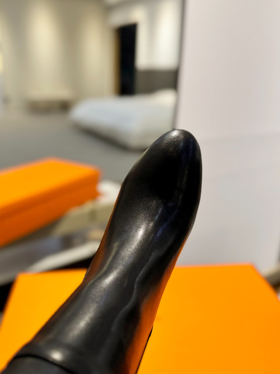 HM Story 85 Boot Black Cowhide 961673