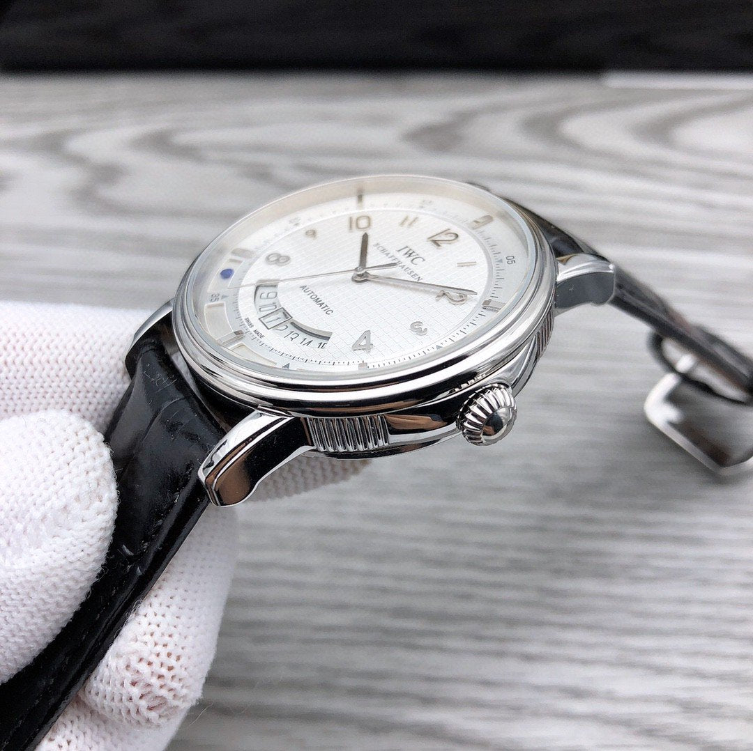 DAVINCI AUTOMATIC STAINLESS STEEL LEATHER